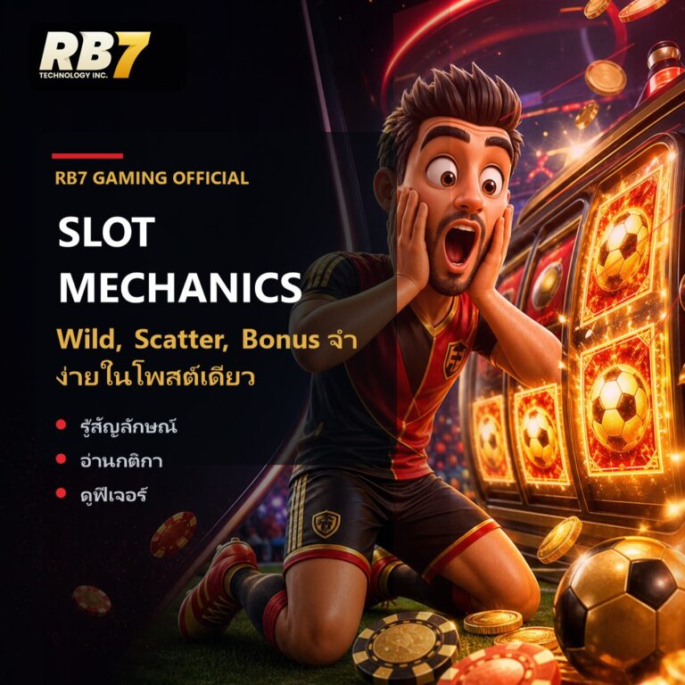 Wild, Scatter, Bonus จำง่ายในโพสต์เดียว | RB7 Gaming