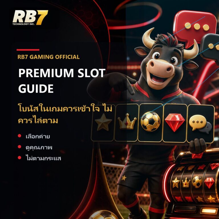 โบนัสในเกมควรเข้าใจ ไม่ควรไล่ตาม | RB7 Gaming