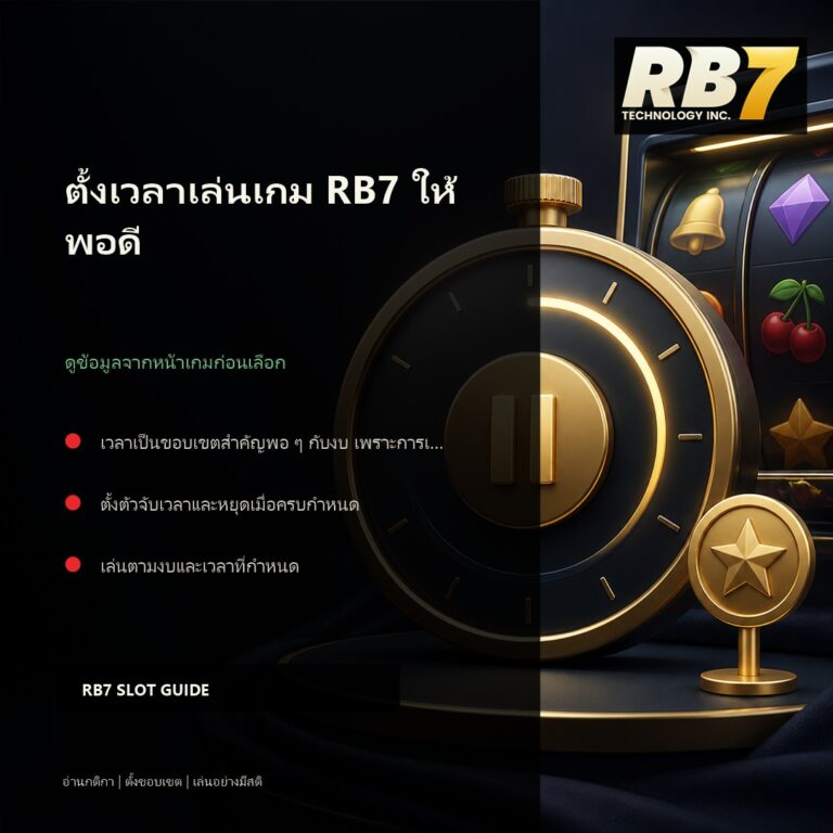 ตั้งเวลาเล่นเกม RB7 ให้พอดี | RB7 Gaming