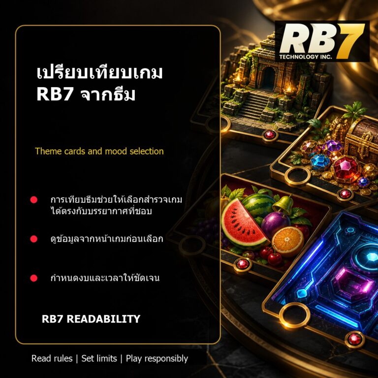 เปรียบเทียบเกม RB7 จากธีม | RB7 Gaming