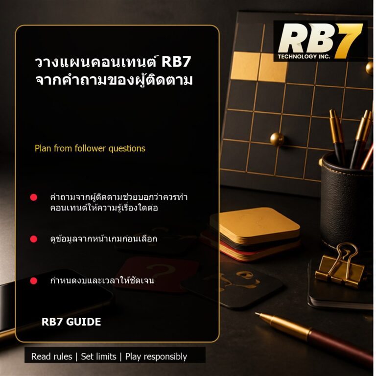 วางแผนคอนเทนต์ RB7 จากคำถามของผู้ติดตาม | RB7 Gaming