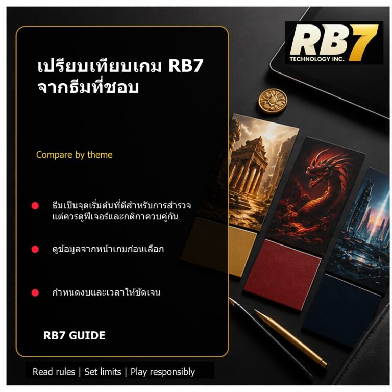เปรียบเทียบเกม RB7 จากธีมที่ชอบ | RB7 Gaming